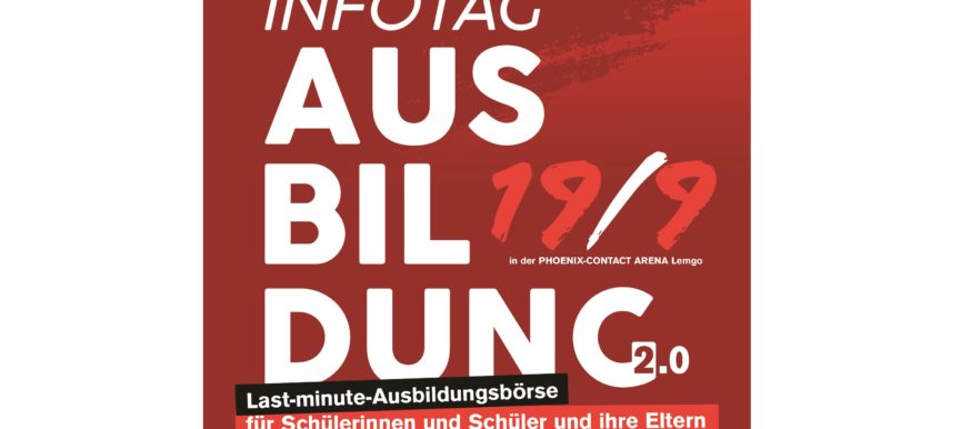 Jetzt anmelden: Infotag Ausbildung 2.0 am 19.09.2020