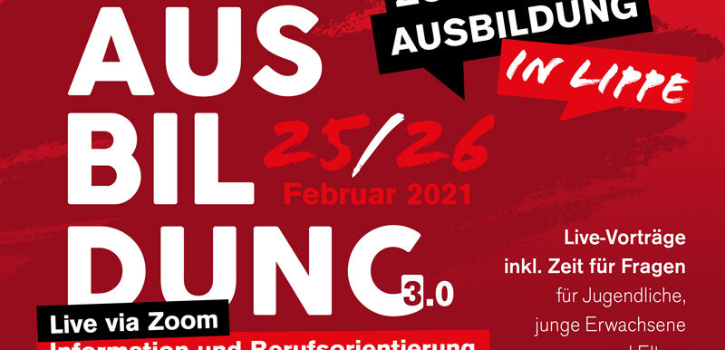 Jetzt Anmelden: Infotage Ausbildung 3.0 - digital