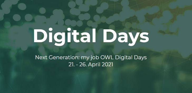 my job OWL Digital Days: 21. - 26. April 2021