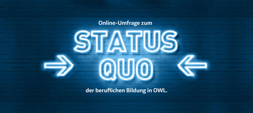 Online-Umfrage zum Status quo der beruflichen Bildung in OWL