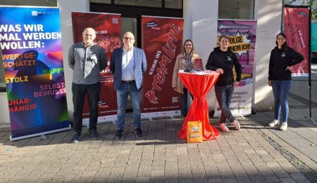 Pop-Up Beratung auf dem Markt in Detmold